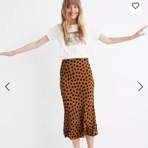 Madewell Midi Slip Skirt (PaintedSpots/00)